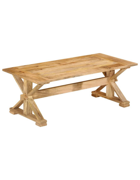 Table Basse Campagne Rustique en bois massif de Manguier
