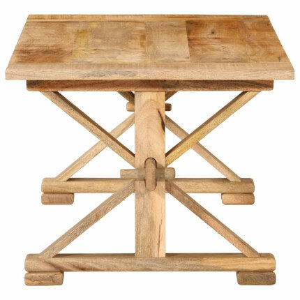 Table Basse Campagne Rustique en bois massif de Manguier