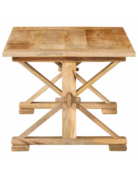 Table Basse Campagne Rustique en bois massif de Manguier