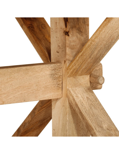 Table Basse Campagne Rustique en bois massif de Manguier