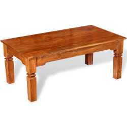 Table Basse Rectangle Bois massif style Campagne 2