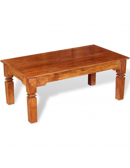 Table Basse Rectangle Bois massif style Campagne Table Basse Rectangle Bois massif style Campagne