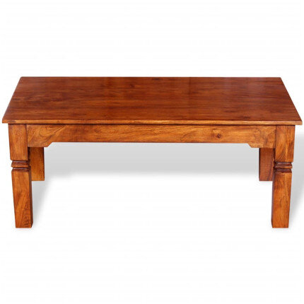 Table Basse Rectangle Bois massif style Campagne