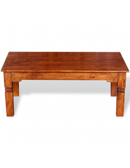 Table Basse Rectangle Bois massif style Campagne Table Basse Rectangle Bois massif style Campagne
