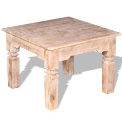 Table Basse Campagne Chic Bois Massif d'Acacia