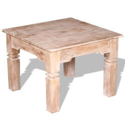 Table Basse Campagne Chic Bois Massif d'Acacia 2