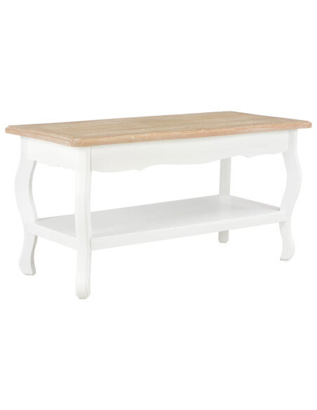 Table Basse Bois & Blanche Campagne Chic Table Basse Bois & Blanche Campagne Chic