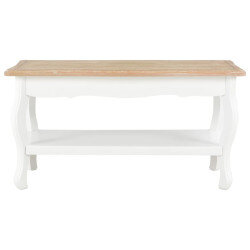 Table Basse Bois & Blanche Campagne Chic 2