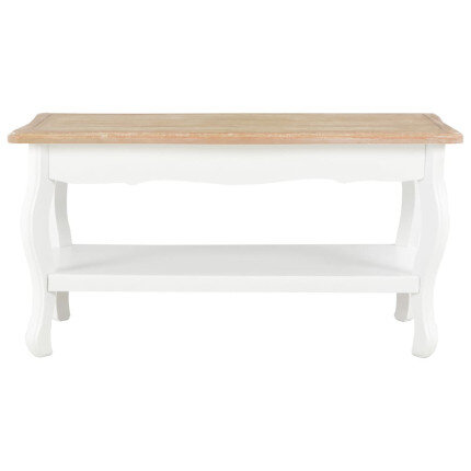 Table Basse Bois & Blanche Campagne Chic