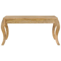Table Basse Campagne Chic Bois massif pied design 2