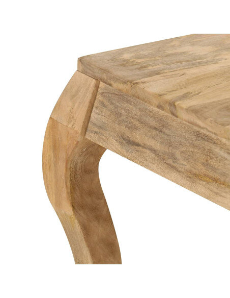Table Basse Campagne Chic Bois massif pied design Table Basse Campagne Chic Bois massif pied design