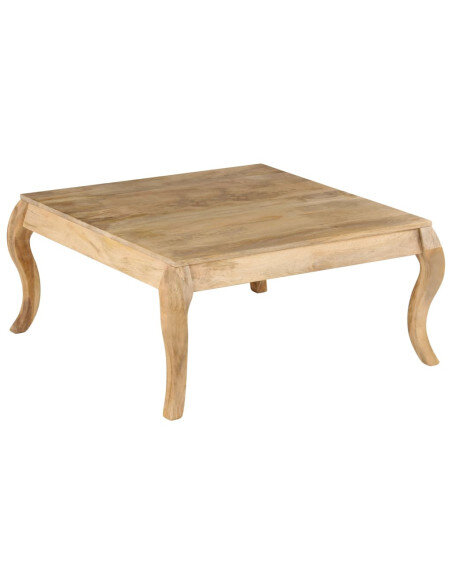 Table Basse Campagne Chic Bois massif pied design Table Basse Campagne Chic Bois massif pied design