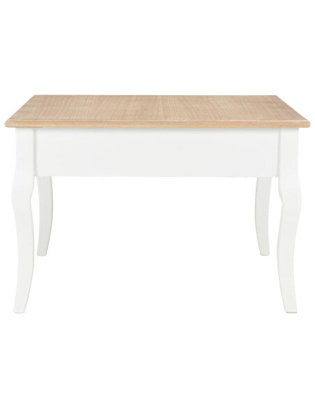 Table Basse Campagne Chic Blanche Bois avec Tiroir Table Basse Campagne Chic Blanche Bois avec Tiroir