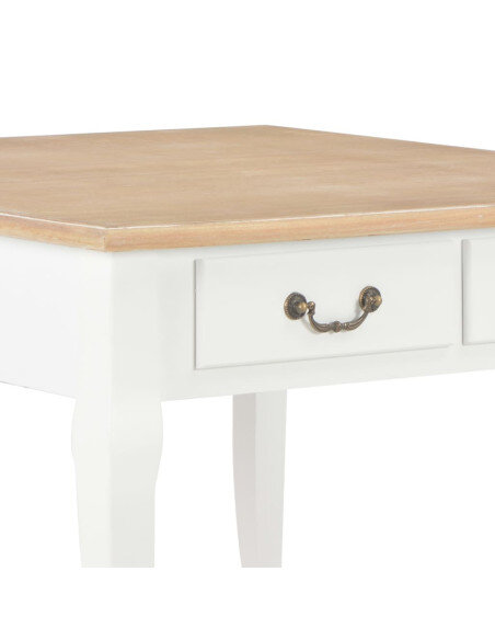 Table Basse Campagne Chic Blanche Bois avec Tiroir Table Basse Campagne Chic Blanche Bois avec Tiroir