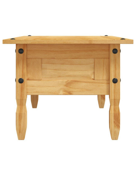 Table Basse Campagne Rustique Bois avec Tiroir