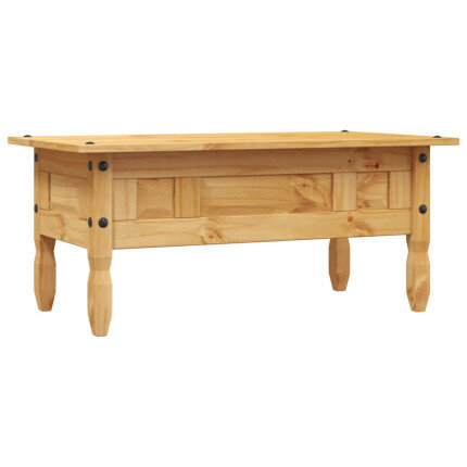 Table Basse Campagne Rustique Bois avec Tiroir