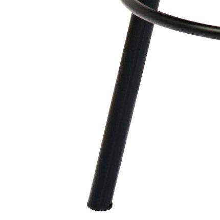 Chaise de bar industrielle en lot de 4 en bois de manguier Brun  {attributes}