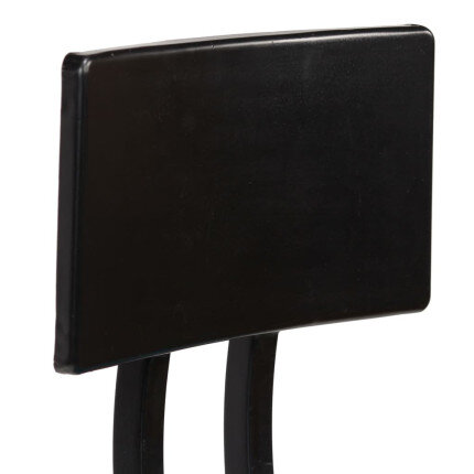 Tabourets de bar industriel en lot de 4 en bois massif de récupération Brun  {attributes}