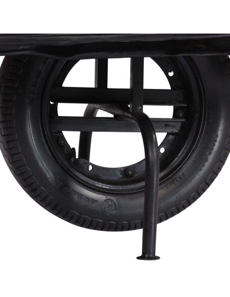 Chaise de bar Rétro / Vintage en cuir véritable et bois recyclé Noir  {attributes} Chaise de bar Rétro / Vintage en cuir véritable et bois recyclé Noir  {attributes}