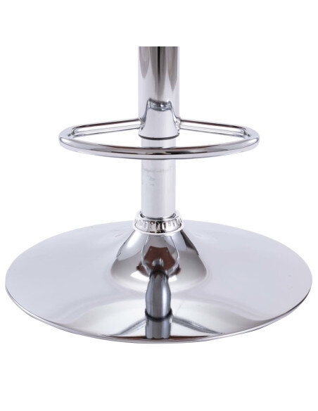 Tabouret de bar Rétro / Vintage en tissu Gris  {attributes}