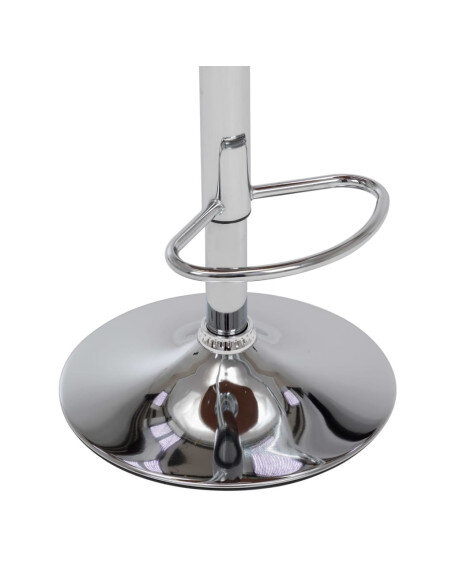 Tabourets de bar Rétro / Vintage en lot de 2 en bois courbé et tissu Gris  {attributes} Tabourets de bar Rétro / Vintage en lot de 2 en bois courbé et tissu Gris  {attributes}